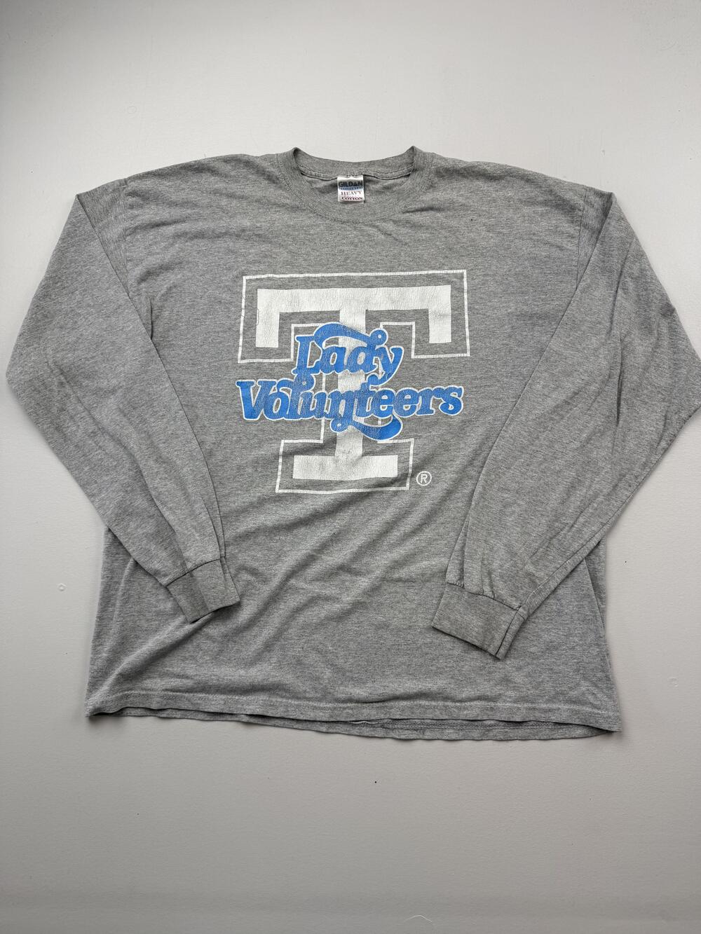 Tennessee Lady Volunteers Shirt XL Gray NCAA Basketball Long Sleeve